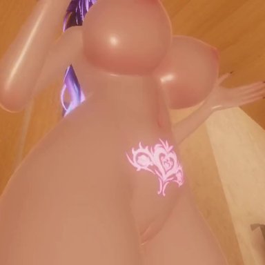 vrchat, marshyfox, 1girls, areola, armwear, belly bulge, belly expansion, belly inflation, big belly, breasts, cum inflation, cumflation, female, female only, huge breasts