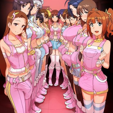 idolmaster, idolmaster (classic), idolmaster million live!, ami futami, character request, ganaha hibiki, hagiwara yukiho, hoshii miki, kikuchi makoto, kisaragi chihaya, mami futami, minase iori, miura azusa, shijou takane, takatsuki yayoi