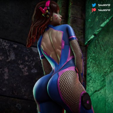 overwatch, d.va, tekonsfw, ass, big ass, job, prostitution