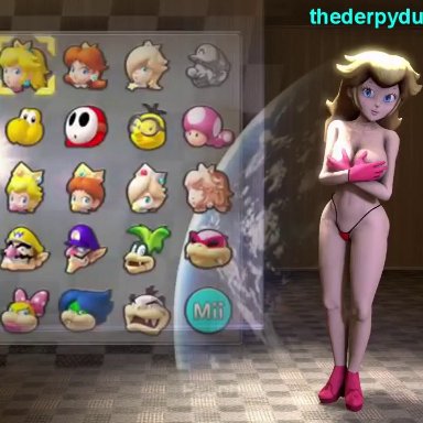 mario (series), mario kart, nintendo, princess peach, derpyduck, anal, anal orgasm, anal sex, big breasts, blonde hair, blowjob, blue eyes, character, cowgirl position, cum in ass