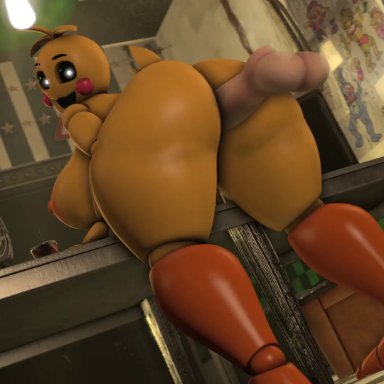 five nights at freddy's, five nights at freddy's 2, scottgames, toy chica (fnaf), toy chica (love taste), dontasklemon, ambiguous penetration, anal, anal penetration, anal sex, animatronic, anthro, anthro penetrated, anthrofied, areola