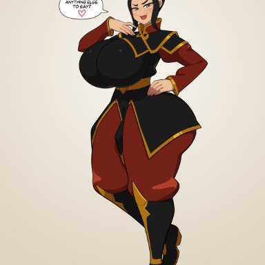 avatar the last airbender, nickelodeon, azula, deztyle, big breasts, big butt, bottom heavy, breasts, bubble ass, bubble butt, fat ass, fat butt, female, female only, fire nation