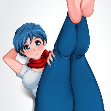 dragon ball, dragon ball super, bulma briefs, feet, foot fetish