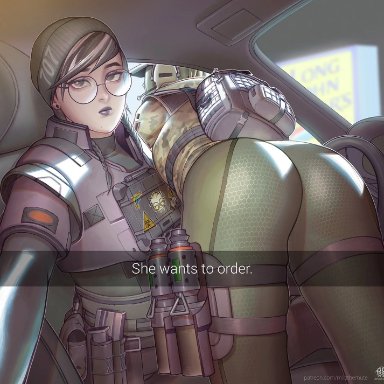 rainbow six siege, snapchat, dokkaebi (rainbow six), ela (rainbow six), mila the mute, 2girls, ass, ass focus, bubble ass, bubble butt, clothing, dat ass, female, selfie, w4ndussy