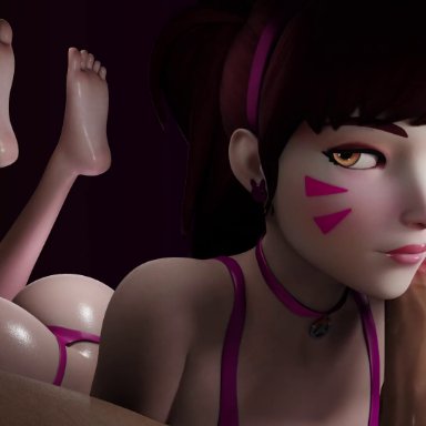 blizzard entertainment, overwatch, d.va, lidomaine7, 1boy, 1boy1girl, 1girl, 1girls, asian, asian female, ass, ass focus, bikini, blowjob, blowjob face