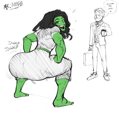 better call saul, marvel cinematic universe, marvel comics, saul goodman, she-hulk, mruve3, twerking, crossover, tagme