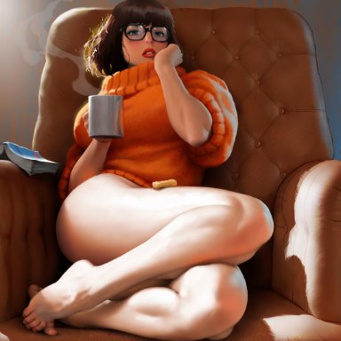 scooby-doo, velma dinkley, stahlberg, barefoot, bottomless