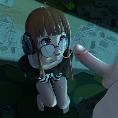 megami tensei, persona, persona 5, isshiki youji, sakura futaba, youji isshiki, mrstranger, abuse, asian female, bad end, crying, cum on face, cum on glasses, glasses, half naked