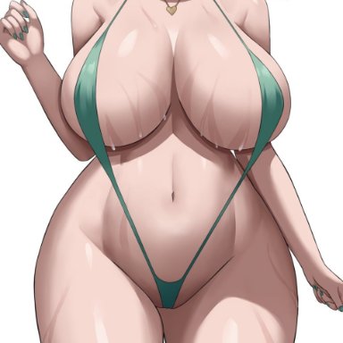 pokemon, pokemon ss, sonia (pokemon), jasony, 1female, 1girls, barely contained, big breasts, blush, breasts, bust, cleavage, clothes, clothing, curvaceous