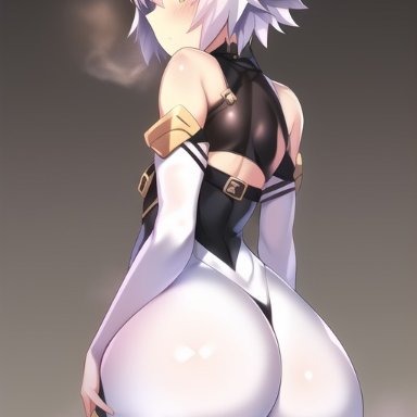 fate/apocrypha, fate (series), jack the ripper (fate/apocrypha), nai diffusion, stable diffusion, 1girls, ass, big ass, big butt, blush, breasts, female, female focus, female only, flat chest