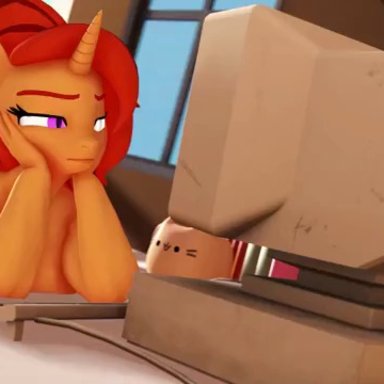 hasbro, mlp, my little pony, realvinyl, 2futas, ambiguous penetration, anthro, anthro on anthro, anthro only, anthro penetrated, anthro penetrating, anthro penetrating anthro, balls touching, big ass, big balls