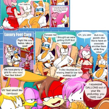 sega, sonic (series), sonic boom, sonic the hedgehog (archie), sonic the hedgehog (comics), sonic the hedgehog (idw), sonic the hedgehog (series), amy rose, bessi the bat, blaze the cat, bunnie rabbot, charmy bee, cream the rabbit, fiona fox, honey the cat