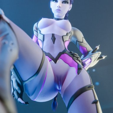 overwatch, overwatch 2, widowmaker, citrus2077, 1girls, ass, big ass, curvaceous, curvy, curvy female, curvy figure, dark hair, female, female focus, female only