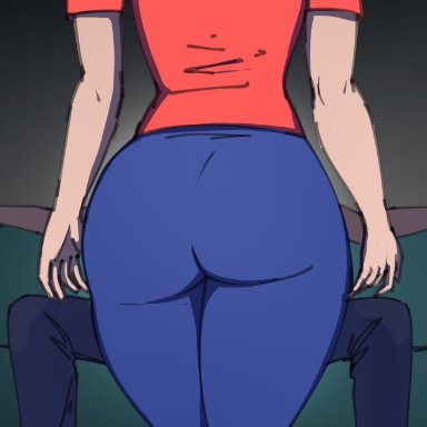 adult swim, rick and morty, beth smith, morty smith, 26 year old morty, ass, female, huge butt, incest, male, milf, mother and son, wide hips, color, sketch