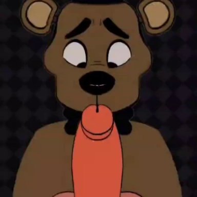 beat banger, five nights at freddy's, fnaf, foxy (fnaf), freddy (fnaf), 2boys, anal, anal penetration, anal sex, animatronic, anthro, ass, balls, bear, big ass