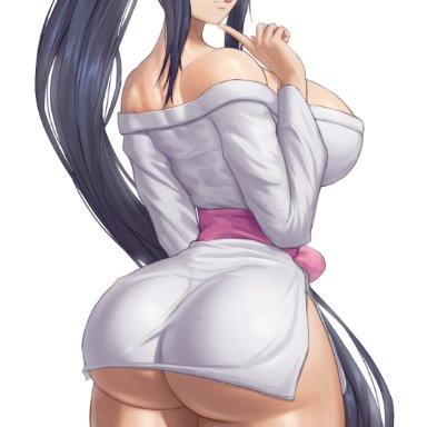 high school dxd, akeno himejima, superbusty, 1girls, ass, breasts, female, hips, huge ass, huge breasts, large breasts, light skin, long hair, ponytail, red hair