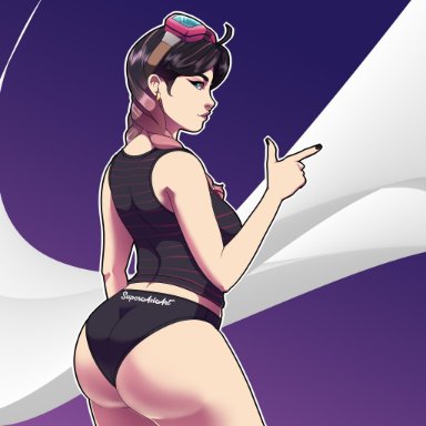 fortnite, beach jules, jules (fortnite), superaxlart, ass, ass focus