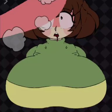 beat banger, undertale, asriel dreemurr, chara, lastminutename, audio, big breasts, big penis, breasts, clothing, cum, cum dump, cum in mouth, deepthroat, eyes