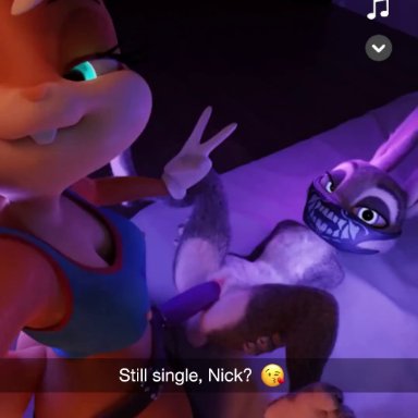 zootopia, judy hopps, lola bunny, wigfritter, 2girls, anthro, cucked by lesbian, cuckold, female only, furry only, lagomorph, lesbian, lesbian sex, lezdom, moaning