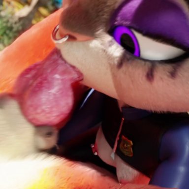 zootopia, judy hopps, pochemu, anthro, female, oral sex, animated, no sound, tagme, video