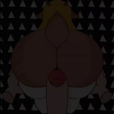 beat banger, deltarune, noelle holiday, 1boy, 1girls, anal, anal sex, anthro, antlers, ass, ass focus, balls, big ass, big breasts, blonde hair