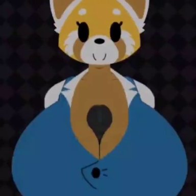 aggressive retsuko, beat banger, retsuko, big penis, boobjob, female, furry, huge breasts, paizuri, red panda, top heavy, undressing, animated, longer than 30 seconds, longer than one minute