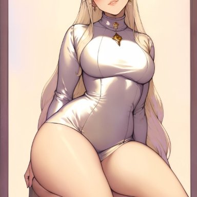 original, nai diffusion, stable diffusion, 1girls, blonde hair, curvaceous, curvy female, curvy figure, female, female only, long hair, solo, voluptuous, voluptuous female, ai generated