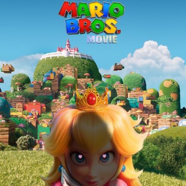 mario (series), super mario bros., super mario bros. (2023 film), princess peach, zone, 1girls, blonde hair, blue eyes, cock shadow, female, gloves, heart-shaped pupils, third-party edit, what