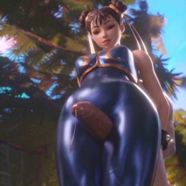 capcom, street fighter, chun-li, threedust, 1boy, 1boy1girl, 1girls, asian female, ass, big ass, big butt, big penis, breasts, bubble butt, busty