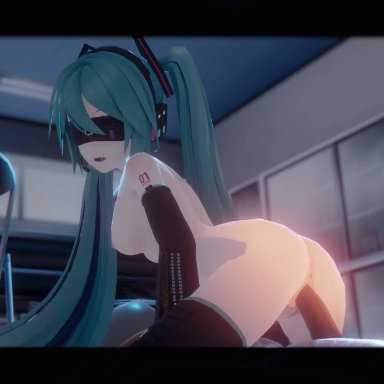 vocaloid, hatsune miku, akt, blue hair, sex, vaginal penetration, 3d, animated, mp4, sound, video
