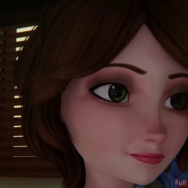 big hero 6, aunt cass, baymax, cass hamada, anianiboy, 1boy1girl, 1robot, ahe gao, aunt, big breasts, big penis, blowjob, brown hair, chained, clothed female nude male