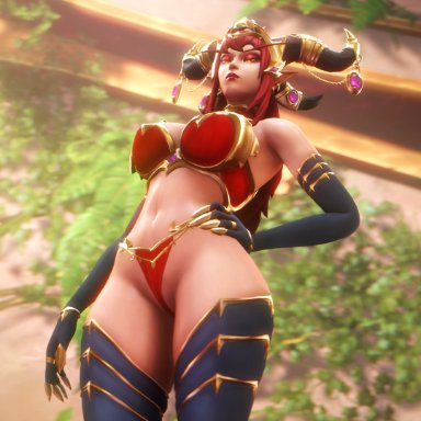 world of warcraft, alexstrasza, noname55, 1girls, tagme