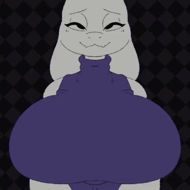 beat banger, undertale, asriel dreemurr, toriel, ass, balls, big ass, big breasts, big penis, breasts, female, huge ass, huge breasts, incest, male