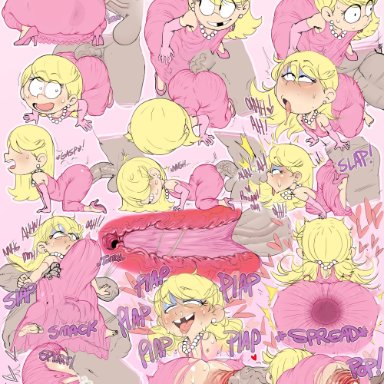 the loud house, lola loud, dop, doplino, 1boy, 1girls, ahegao, anal, anal insertion, anal sex, anus, ass, big ass, big butt, big penis