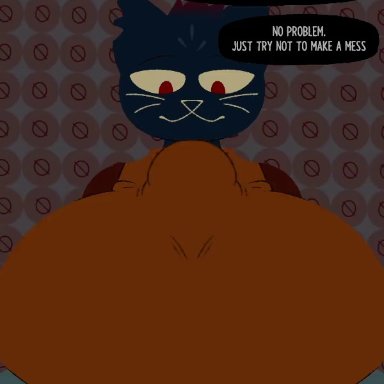 beat banger, night in the woods, bea santello, mae borowski, komdog, 1futa, 1girl1futa, 1girls, abstract background, anal, anal sex, anthro, anthro only, areolae, ass