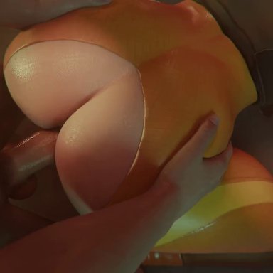overwatch, tracer, idemi-iam, 1boy, anal, anal creampie, anal penetration, anal sex, ass, audible creampie, audible ejaculation, cum, cum in ass, cum inside, cumshot
