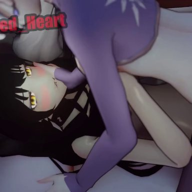 rwby, blake belladonna, faunus, weiss schnee, infected heart, 2girls, lesbian sex, purring, riding, strap-on, yuri, sound, tagme, video