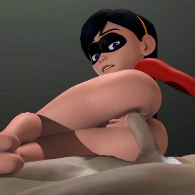 the incredibles, violet parr, amanda sparkle, popa 3d animations, anal, anal sex, ass, clothed female nude male, female, riding, riding penis, teen, teenager, unseen male face, young