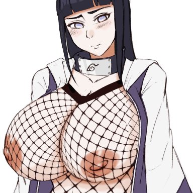 naruto, naruto (series), naruto shippuden, hyuuga hinata, grand sanctuary, 1girls, big breasts, black hair, fishnet shirt, huge breasts, light-skinned female, light skin, looking at viewer, voluptuous, voluptuous female