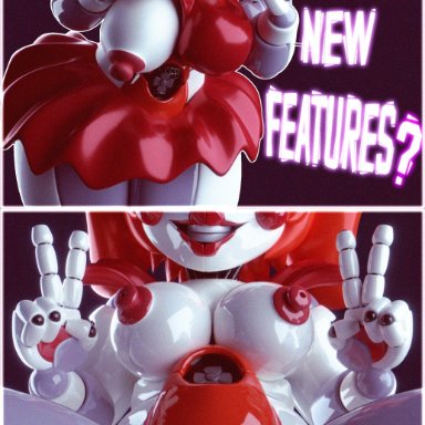 five nights at freddy's, baby (fnafsl), circus baby, circus baby (fnaf), rckke, 1girls, after sex, cum, cum in pussy, cum inside, penis, 3d, instant loss 2koma