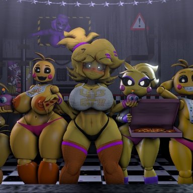 five nights at freddy's, five nights at freddy's 2, fredina's nightclub, scottgames, chica (cally3d), chica (fnaf), chiku, toy chica (eroticphobia), toy chica (fnaf), toy chica (love taste), cally3d, eroticphobia, tagme