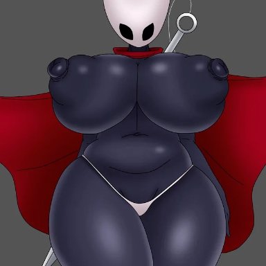 hollow knight, hornet (hollow knight), chimeraindura, 1girls, cape, curvaceous, curves, curvy, curvy body, curvy female, curvy figure, curvy hips, dark-skinned female, dark skin, female