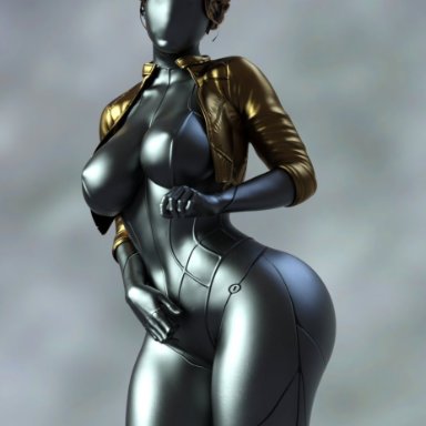 atomic heart, the twins (atomic heart), pillowfun, 1girls, android, android girl, artificial intelligence, ass, athletic, athletic female, big breasts, breasts, bust, busty, cleavage