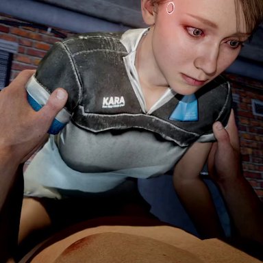 detroit: become human, kara (detroit: become human), todd williams, yellowbea, clothed female nude male, cowgirl position, forced, rape, reverse rape, 3d, animated, sound, tagme, video