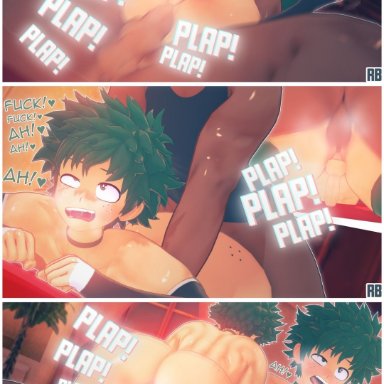 my hero academia, izuku midoriya, ochako uraraka, rotten bastard, ahe gao, anal, anal sex, big breasts, big penis, blowjob, caught on camera, cheating, cheating boyfriend, cock drunk, cock hungry