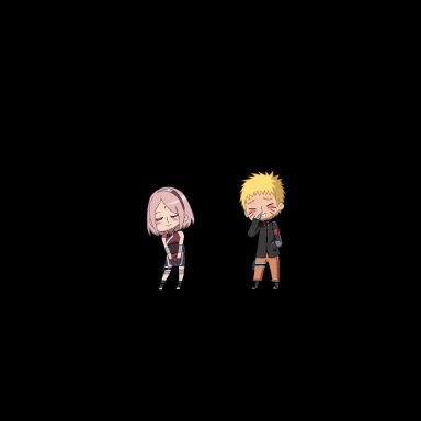 boruto: naruto next generations, naruto, naruto: the last, naruto (series), naruto shippuden, sakura haruno, uzumaki naruto, angelyeah, bed, bed sheet, blonde hair, chibi, clothes removed, cum, cum in pussy