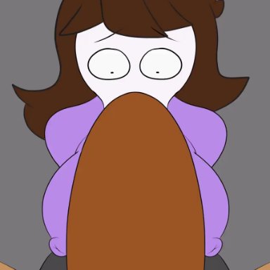 jaiden animations, youtube, jaiden, scarecorrode, big breasts, deepthroat, huge breasts, huge cock, oral, &lt;1 second video, animated, no sound, tagme, video, youtuber