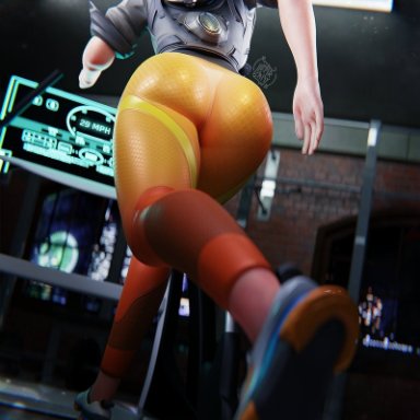 blizzard entertainment, overwatch, overwatch 2, lena oxton, tracer, llestrrhyw, rhywlad, 1girls, ass, athletic, athletic female, big ass, big breasts, breasts, british