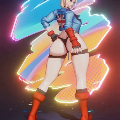 capcom, street fighter, street fighter 6, street fighter iv, street fighter v, cammy white, rushzilla, 3d model, abs, ass, athletic, athletic female, big ass, big breasts, big butt