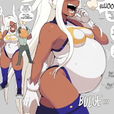 my hero academia, miruko, rumi usagiyama, lewdlemage, vore